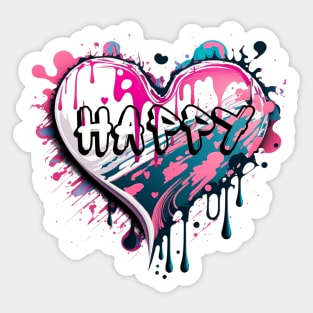 Sweet Happy Heart Sticker
